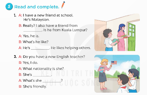 Tiếng Anh lớp 5 Global Success Unit 3 Lesson 2