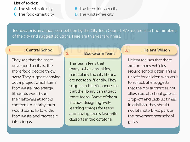 Tiếng Anh 9 Global Success Unit 2 Skills 1