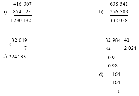 Toán lớp 5 trang 8 Bài 1