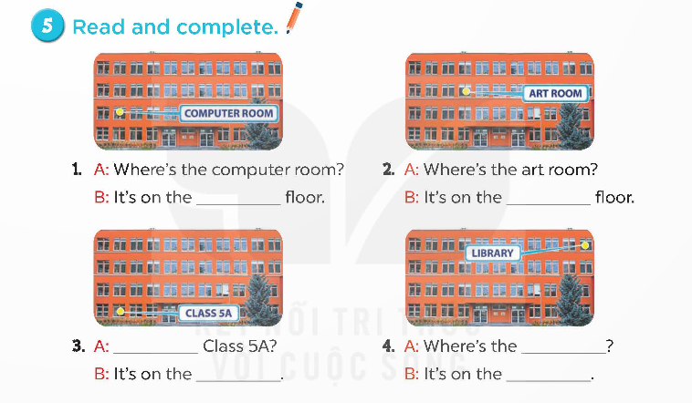 Tiếng Anh lớp 5 Global Success Unit 6 Lesson 1