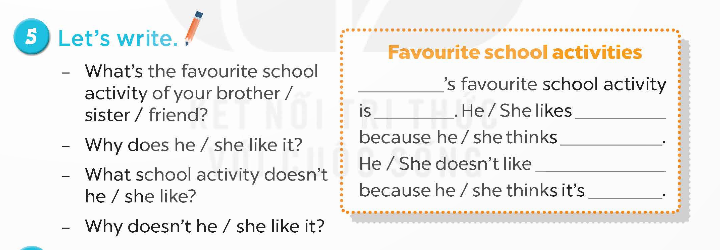 Tiếng Anh lớp 5 Global Success Unit 7 Lesson 3