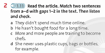 Tiếng Anh 9 Unit 2 Reading Friends Plus