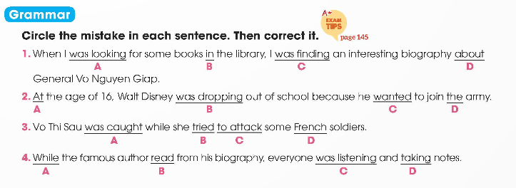 Tiếng Anh 12 Global Success Unit 1 Looking back