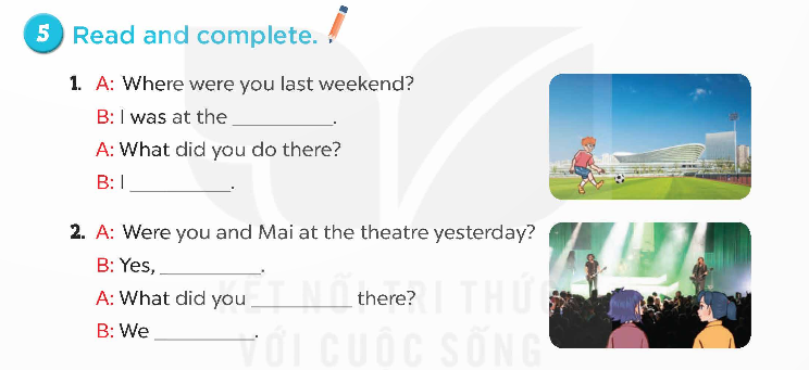 Tiếng Anh lớp 5 Global Success Unit 9 Lesson 2