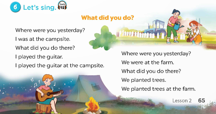 Tiếng Anh lớp 5 Global Success Unit 9 Lesson 2