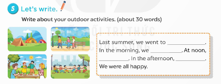 Tiếng Anh lớp 5 Global Success Unit 9 Lesson 3