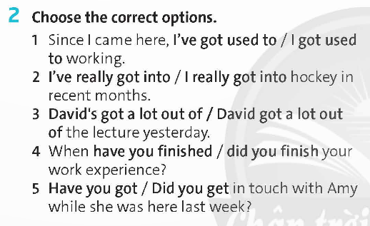 Tiếng Anh 9 Unit 2 Language Focus trang 23 Friends Plus