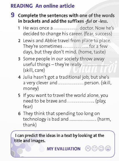 Tiếng Anh 9 Progress Review 1 trang 28 Friends Plus