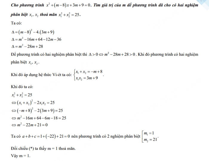 Đáp án đề thi tuyển sinh lớp 10 môn Toán Tây Ninh 2023