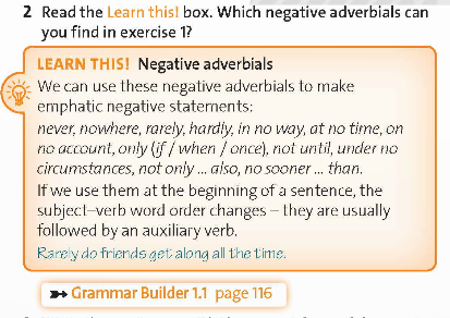 Tiếng Anh 12 Friends Global Unit 1 1B Grammar