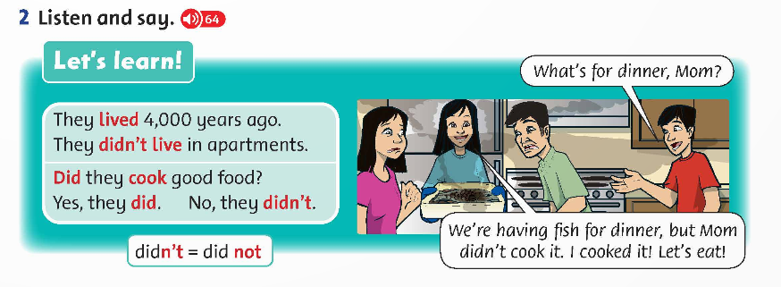 Family and Friends 5 National Edition Unit 6 Lesson 2