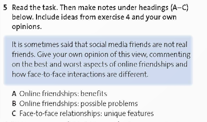 Tiếng Anh 12 Friends Global Unit 1 1H Writing