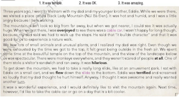 Tiếng Anh 12 Unit 2 lesson 3