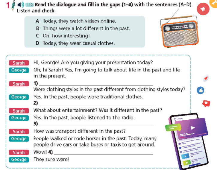 Tiếng Anh 9 Right On Unit 1 1d Everyday English