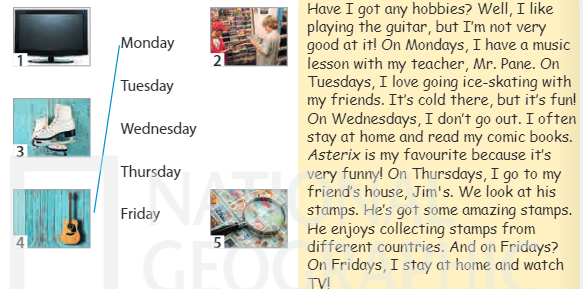 Tiếng Anh 5 Wonderful world Unit 4 lesson 1