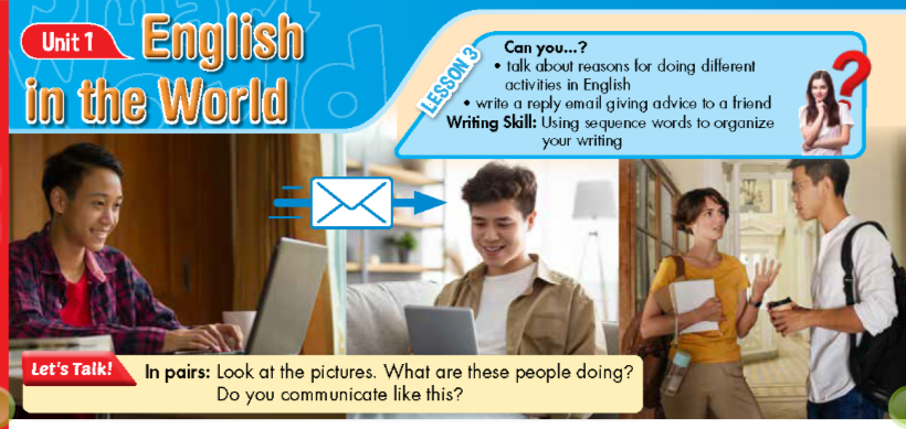 Tiếng Anh 9 Smart World Unit 1 Lesson 3