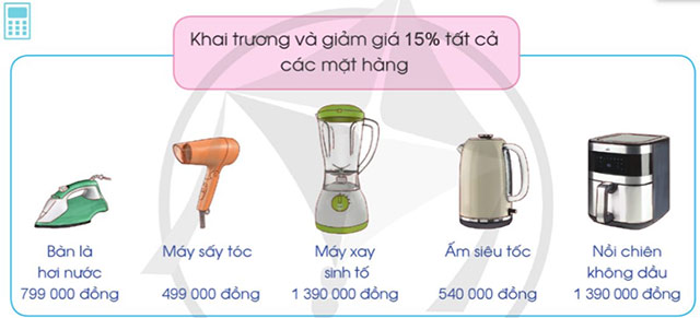 Sử dụng máy tính cầm tay