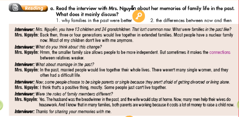 Tiếng Anh 9 Smart World Unit 2 Lesson 1