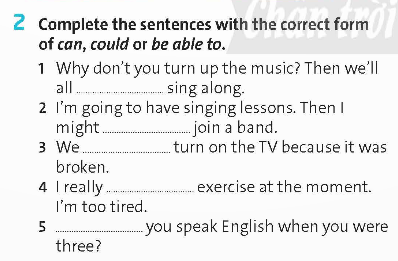 Tiếng Anh 9 Unit 4 Language Focus trang 43