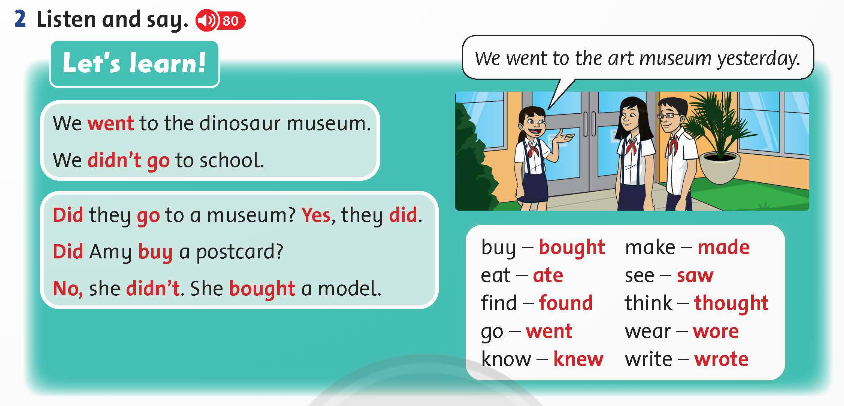 Family and Friends National Edition Unit 7 Lesson 2