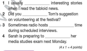 Tiếng Anh 12 Bright Progress Check (Units 3 - 4)