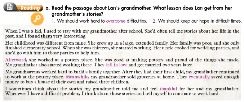 Tiếng Anh 9 Smart World Unit 2 Lesson 3