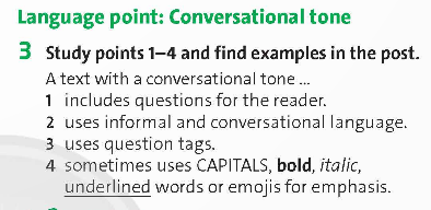 Tiếng Anh 9 Unit 4 Writing Friends Plus