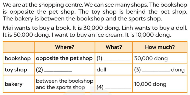 Tiếng Anh lớp 4 unit 18 lesson 3 trang 56 57 Global Success
