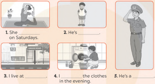 Sách bài tập tiếng Anh lớp 4 Self-check 3