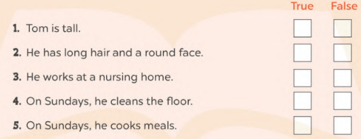 Sách bài tập tiếng Anh lớp 4 Self-check 3