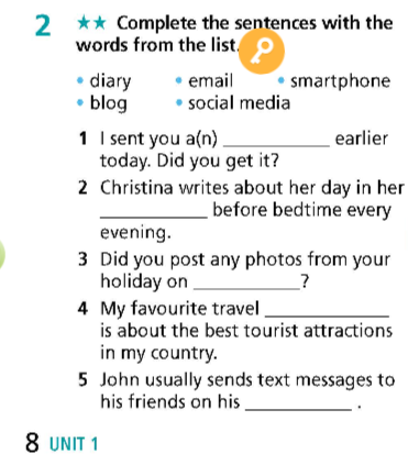 SBT Tiếng Anh 9 Right On Unit 1 1a Vocabulary