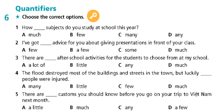 SBT Tiếng Anh 9 Right On Welcome back trang 6 7