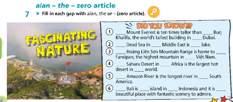 SBT Tiếng Anh 9 Right On Welcome back trang 6 7