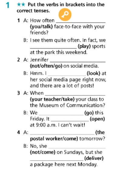 SBT Tiếng Anh 9 Right On Unit 1 1b Grammar