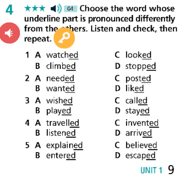 SBT Tiếng Anh 9 Right On Unit 1 1b Grammar
