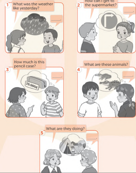 Sách bài tập tiếng Anh lớp 4 Self-check 4