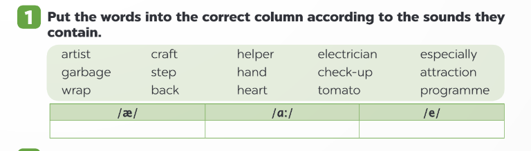 Sách bài tập Tiếng Anh 9 Global Success Unit 1 Pronunciation