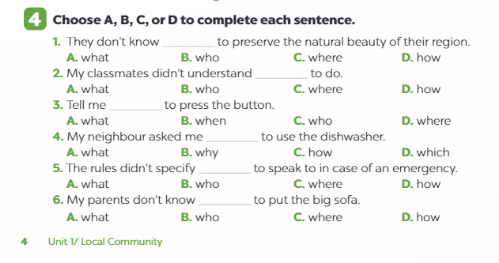 Sách bài tập Tiếng Anh 9 Global Success Unit 1 Vocabulary and Grammar