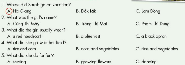 Tiếng Anh 8 unit 8 lesson 2