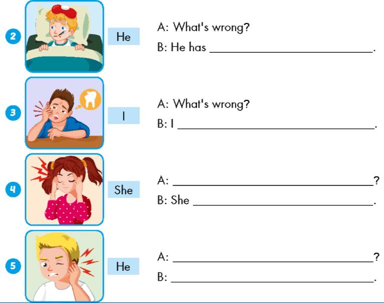 Sách bài tập Tiếng Anh lớp 5 Unit 5 Lesson 1 i-Learn Smart Start