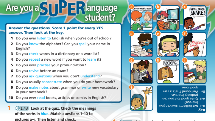 Tiếng Anh lớp 6 Friends plus unit 4 Vocabulary and Listening