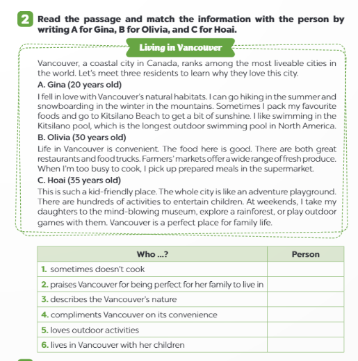 Sách bài tập Tiếng Anh 9 Global Success Unit 2 Reading