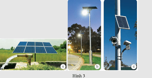 Sử dụng năng lượng mặt trời, năng lượng gió, năng lượng nước chảy