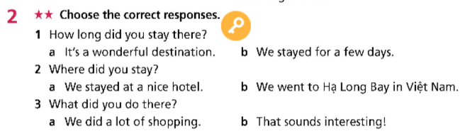 SBT Tiếng Anh 9 Right On Unit 2 2d Everyday English
