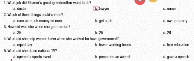Sách bài tập tiếng Anh 10 unit 5 lesson 1