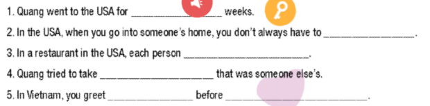 Sách bài tập tiếng Anh lớp 12 unit 6 lesson 3