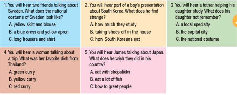 Sách bài tập tiếng Anh lớp 12 unit 6 Review