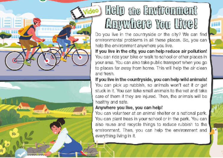 Tiếng Anh 8 Right On Going Green 1