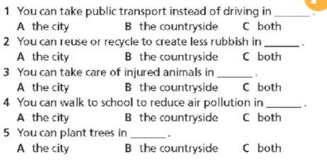 Tiếng Anh 8 Right On Going Green 1