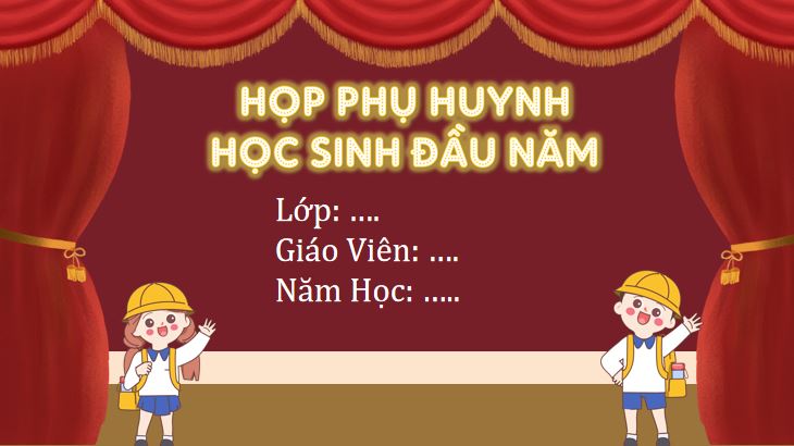 PowerPoint Họp phụ huynh đầu năm